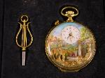 1960s Reuge Pocket Watch Musical Automaton