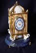 Faberge Vintage Swan Clock with Wedgewood and Pearls