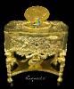 MMM Gold-plated sterling silver bird box - 125mm